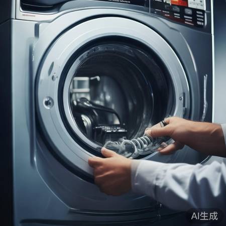 确保洗衣机断电,安全拆解