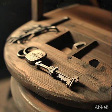 自制钥匙,刻名易找,藏处安全