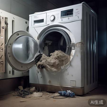 洗衣机无水损坏，隐患大