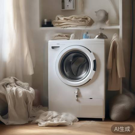 壁挂洗衣机管道遮挡巧处理