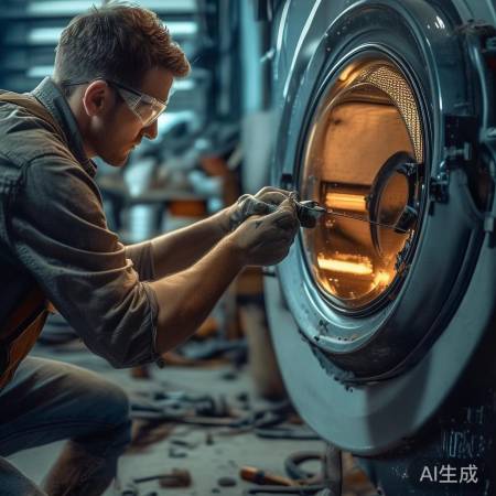 洗衣机维修不难,安全第一。