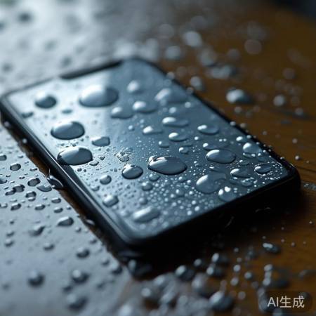 显示屏被水溅,先擦后检查