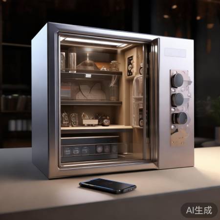 高端保险柜，人性设计，便捷遥控