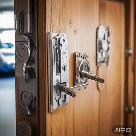 “安装防盗门锁，耐心即可”