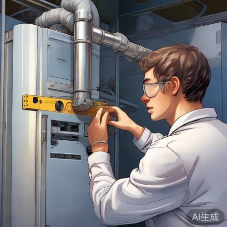 排气孔倾斜5-15度，安全供暖