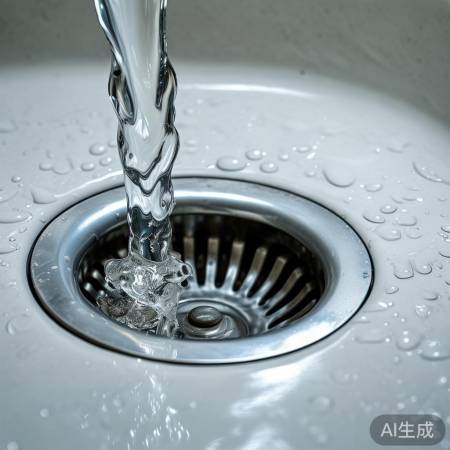 清洗后孔洞透明