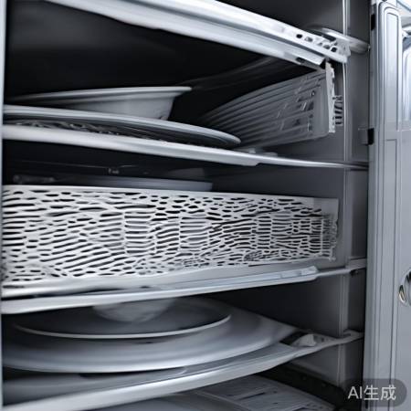 消毒柜缝隙挡板，分隔层架防碰撞