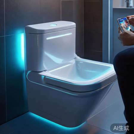 智能马桶，自动感应，舒适便捷